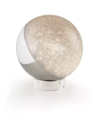 Candeeiro de Mesa Sphere Cromado 20cm