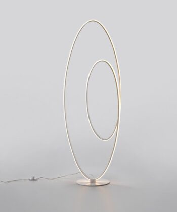 Candeeiro de Pé Loop Branco