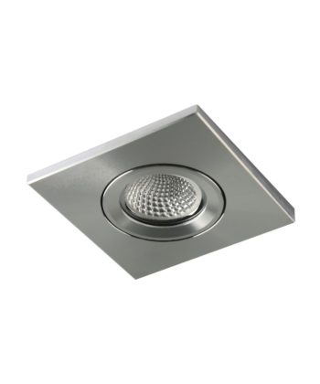 Aro de Embutir Orientável NC1860 Quadrado Cromado Satinado