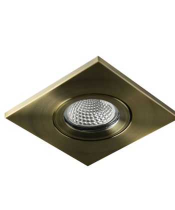 Aro de Embutir Orientável NC1860 Quadrado Oxidado