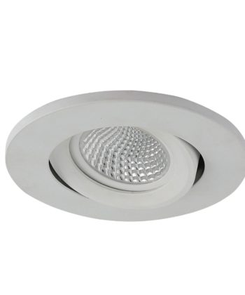 Aro de Embutir Orientável NC1860 Redondo Branco
