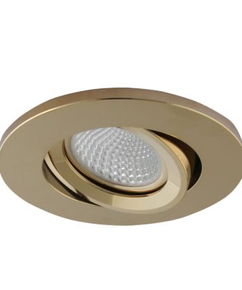 Aro de Embutir Orientável NC1860 Redondo Dourado