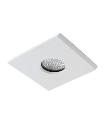 Aro de Embutir NC1855 Quadrado Branco