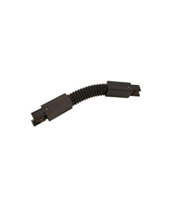 Conector Flexível Preto para Calha Trifásica