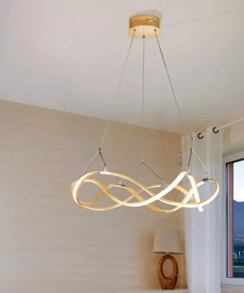 Suspensão Molly Dourado Rosa 53cm