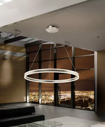 Suspensão Helia Prata 100cm