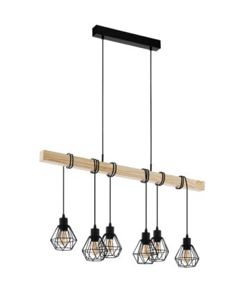 Suspensão Linear Townshend com Abajur 6L