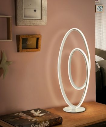 Candeeiro de Mesa Loop Branco