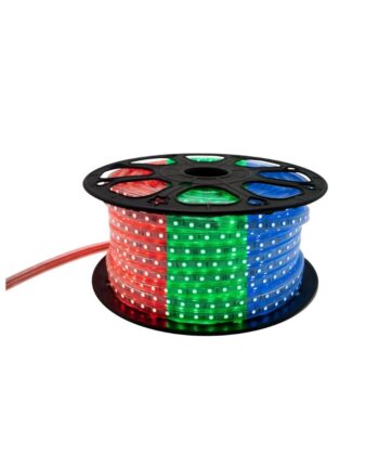 Fita LED RGB 60SMD 220V 14.4W IP65