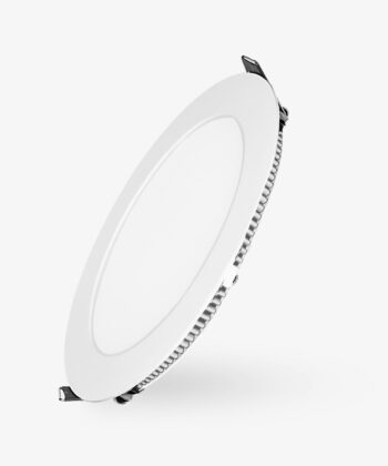 Painel LED de Embutir Redondo Branco 12cm
