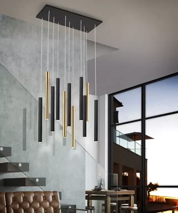 Suspensão Varas Preto e Dourado 11L