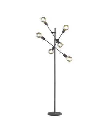 Candeeiro de Pé Cross Preto 6L