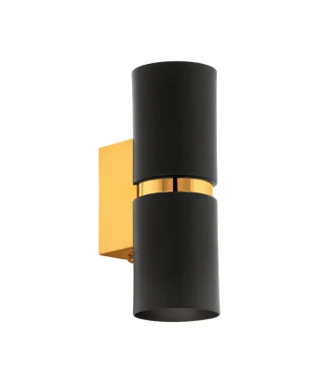 Aplique Passa Redondo Preto e Dourado 2L