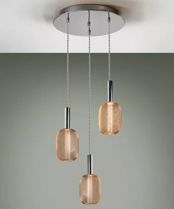 Suspensão Micron Cromado e Dourado 3L