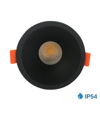 Aro de Embutir NC2152IP Redondo Preto