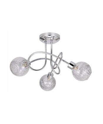 Plafon Rolo Cromado 3L