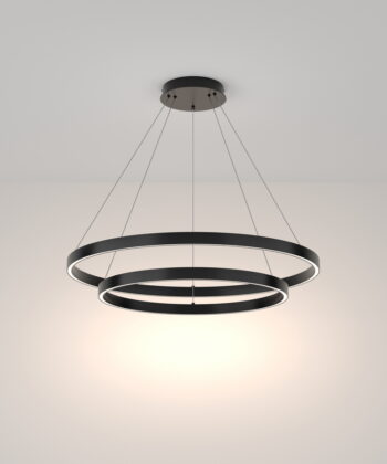 Suspensão Rim Preto Mate 80cm 2L