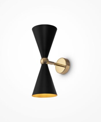 Aplique Vesper Preto e Dourado 2L