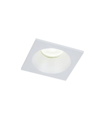 Aro de Embutir Comfort IP Quadrado Branco