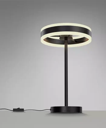Candeeiro de Mesa Helia Preto