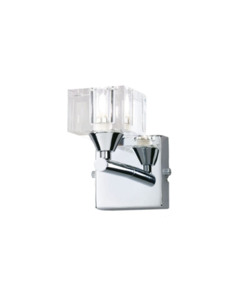 Aplique Cuadrax Cromado 1L