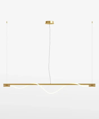 Suspensão Tau Dourado 180cm