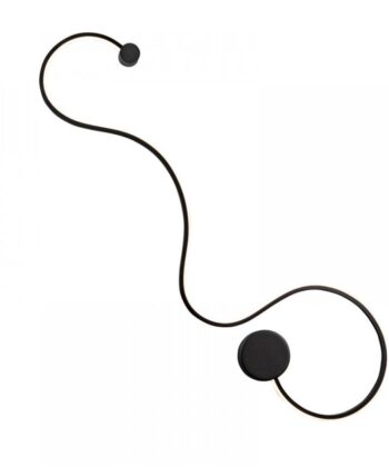 Aplique Grafos Preto 94cm