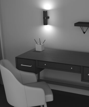 Aplique Focus Design Preto 2L