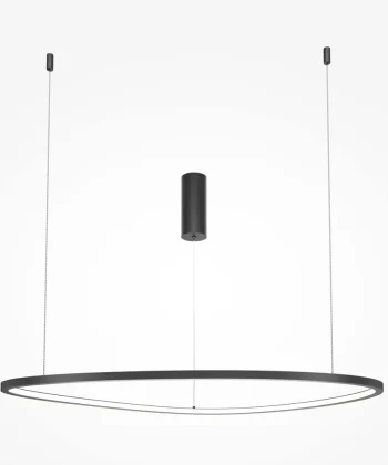 Suspensão Glint Preto 80cm