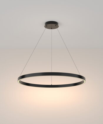 Suspensão Rim Preto Mate 80cm 1L