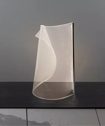 Candeeiro de Mesa Velos Cromado