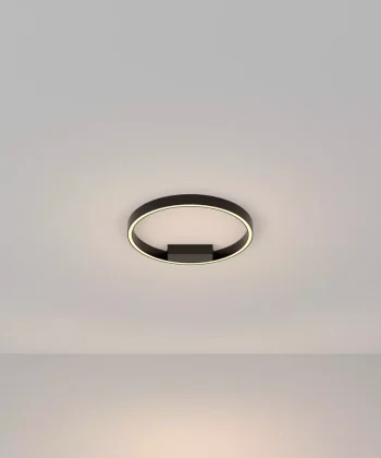 Plafon Rim Preto 40cm