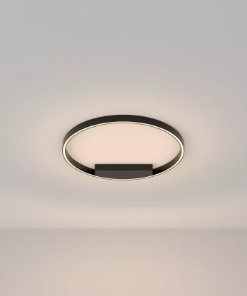 Plafon Rim Preto 60cm