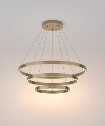 Suspensão Rim Dourado Mate 80cm 3L