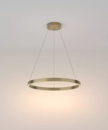 Suspensão Rim Dourado 60cm 1L