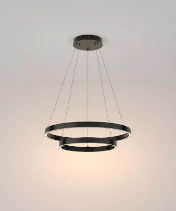 Suspensão Rim Preto Mate 60cm 2L