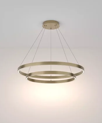 Suspensão Rim Dourado 80cm 2L