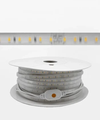 Fita LED SMD120 220V 10W IP65 Ligação Fácil