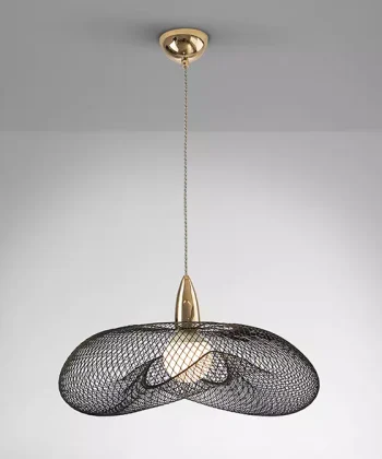 Suspensão Forma Preto e Dourado 1L