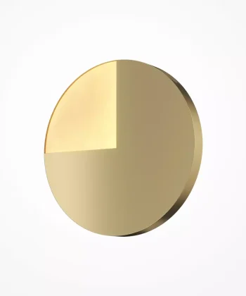 Aplique Jupiter Dourado 38cm