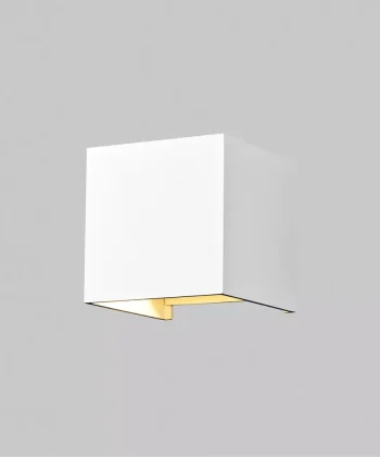 Aplique Fulton Quadrado Branco