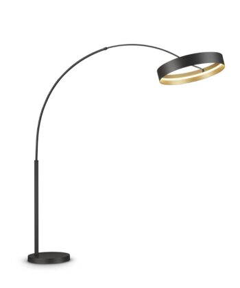 Candeeiro de Pé Loop Preto