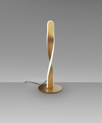 Candeeiro de Mesa Twist Dourado