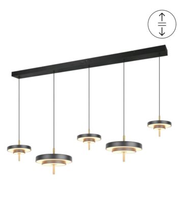 Suspensão Linear Keaton Preto