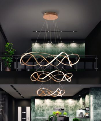 Suspensão Molly Dourado Rosa 3L