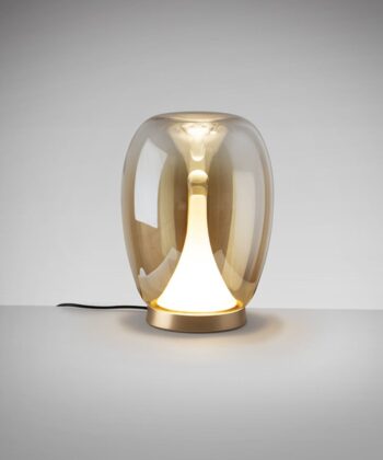 Candeeiro de Mesa Suspiro Dourado